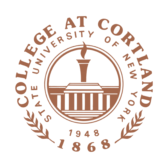 University seal in copper